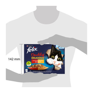 Purina Felix As Good As It Looks Doubly Delicious Senior Cat Food Meat