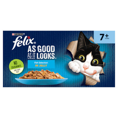 Purina Felix As Good As It Looks Senior Cat Food Fish