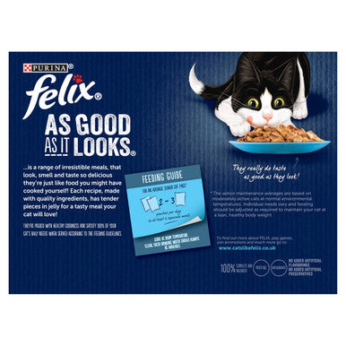 Purina Felix As Good As It Looks Senior Cat Food Fish