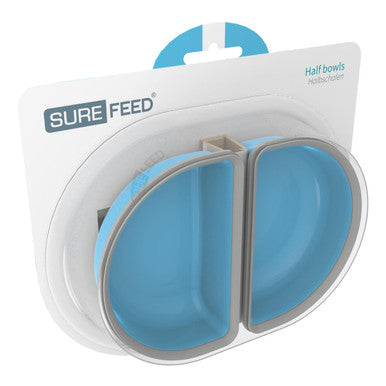 SureFeed Half Bowl Set Blue