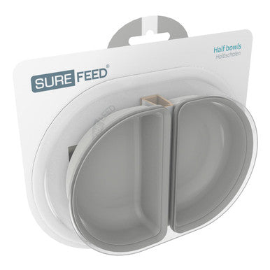 SureFeed Half Bowl Set Grey