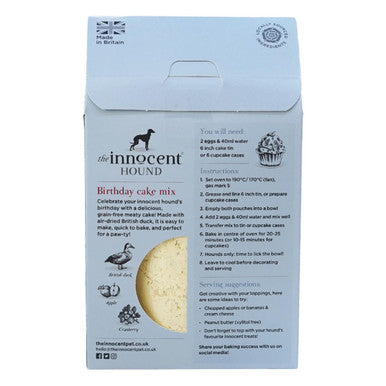 The Innocent Hound Birthday Cake Mix (Grain-free)