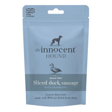 The Innocent Hound Sliced Duck Sausage with Cranberry Dog Treat