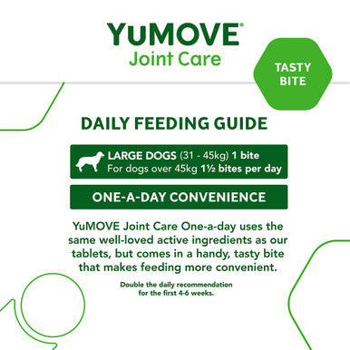 Yumove Chewies One a Day Dog Joint Supplement for Large Dog