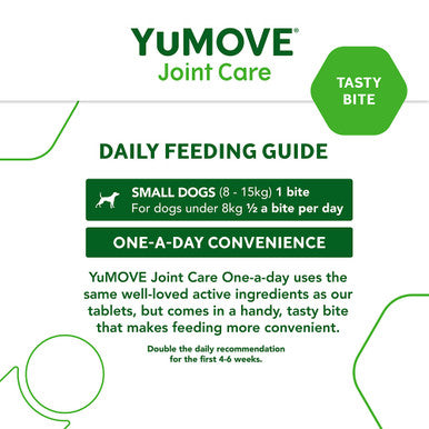 Yumove Chewies One a Day Dog Joint Supplement for Small Dog