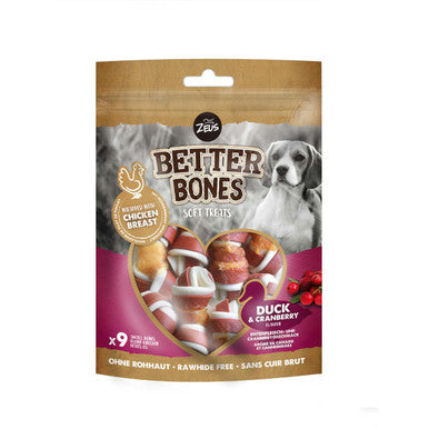 Zeus Better Bones Rawhide Alternative Duck & Cranberry Twist