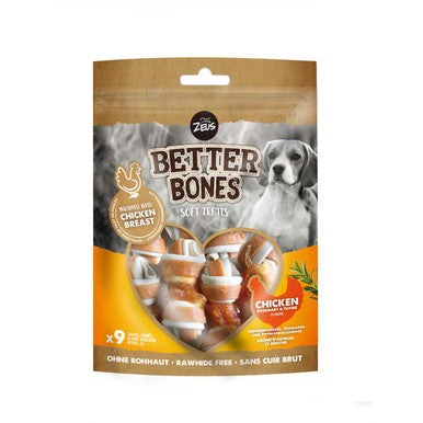 Zeus Better Bones Rawhide Alternative Wrapped Chicken 7.5cm