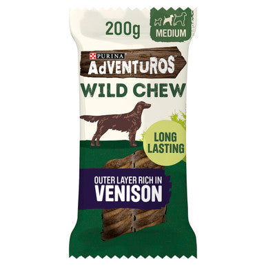 Purina Adventuros Medium Adult Wild Chew Dog Treats - Venison