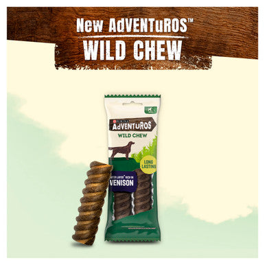 Purina Adventuros Medium Adult Wild Chew Dog Treats - Venison