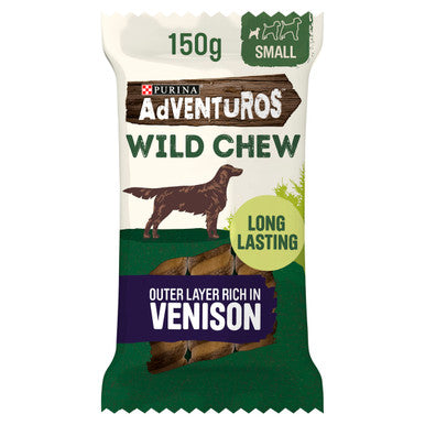 Purina Adventuros Small Adult Wild Chew Dog Treats - Venison