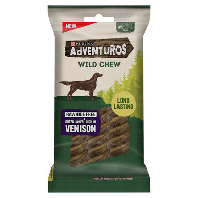 Purina Adventuros Small Adult Wild Chew Dog Treats - Venison