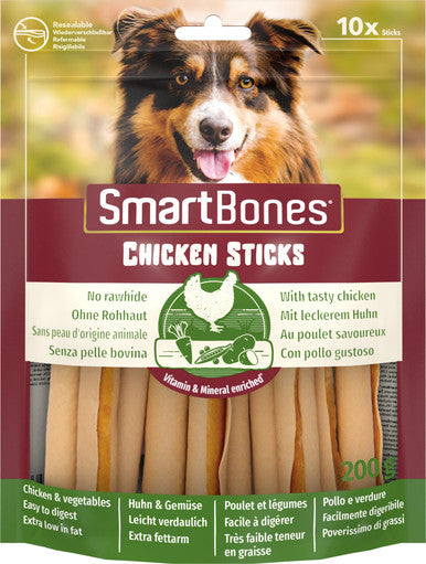 SmartBones Smart Sticks Adult Dog Treats- Chicken