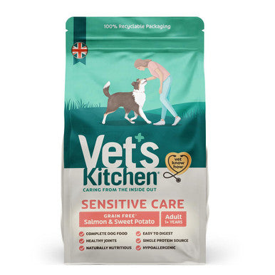 Vet's Kitchen Sensitive Care Grain-free Adult 1+ Dry Dog Food - Salmon & Sweet Potato