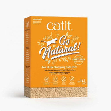 Catit Go Natural Pea Husk Clumping Cat Litter