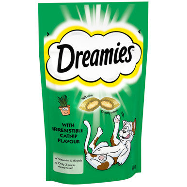 Dreamies Adult Cat Treats - Catnip