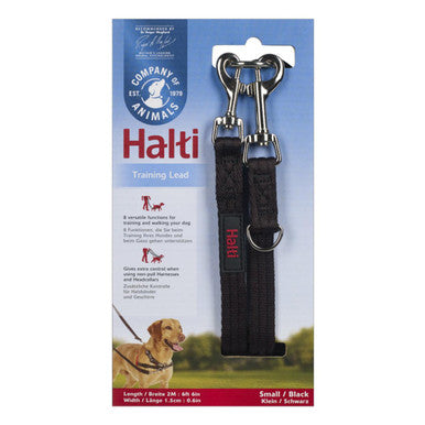 Halti Training Dog Lead in Black Small