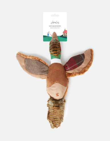 Joules Plush Red Tweed Pheasant Dog Toy