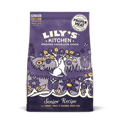 Lily's Kitchen Senior Dry Dog Food - Turkey & Trout