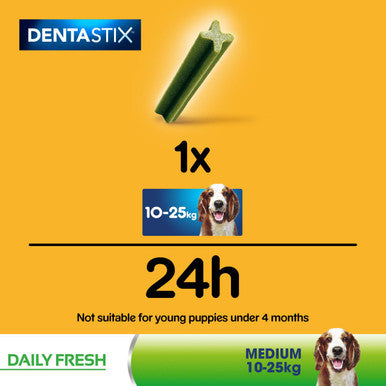 Pedigree Dentastix Fresh Daily Dental Chews for Medium Dog