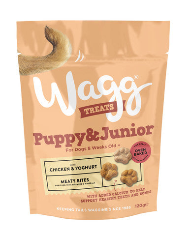 Wagg Puppy and Junior Dog Treats - Chicken & Yoghurt