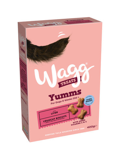 Wagg Yumms Biscuit Dog Treats - Liver