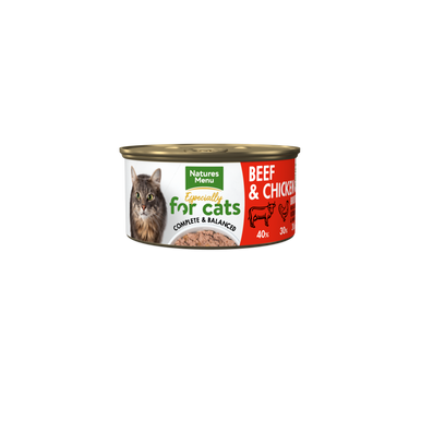 Natures Menu Adult Wet Cat Food - Beef & Chicken