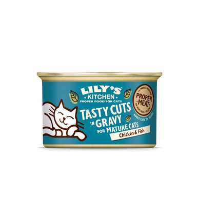 Lily's Kitchen Tasty Cuts Senior Wet Cat Food - Chicken & Fish