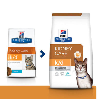 Hill's Prescription Diet k/d Kidney Care Dry Cat Food with Tuna