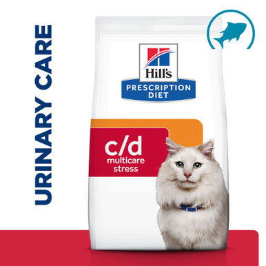 Hill's Prescription Diet c/d Multicare Stress Urinary Care Dry Cat Food with Ocean Fish