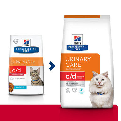 Hill's Prescription Diet c/d Multicare Stress Urinary Care Dry Cat Food with Ocean Fish