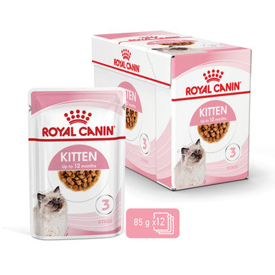 Royal Canin Kitten Wet Cat Food - Chunks in Gravy