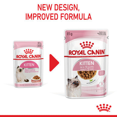 Royal Canin Kitten Wet Cat Food - Chunks in Gravy