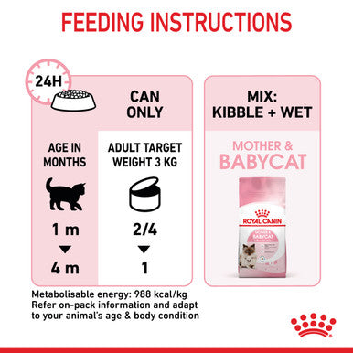 Royal Canin Mother and Babycat Wet Cat Food - Mousse