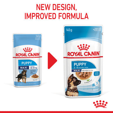 Royal Canin Maxi Puppy Wet Dog Food - Chunks in Gravy