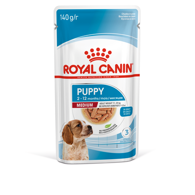 Royal Canin Medium Puppy Wet Dog Food - Chunks in Gravy