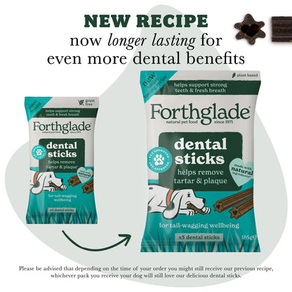Forthglade Natural Grain-free Adult Dental Sticks Dog Treats