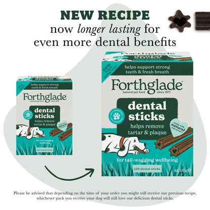 Forthglade Natural Grain-free Adult Dental Sticks Dog Treats