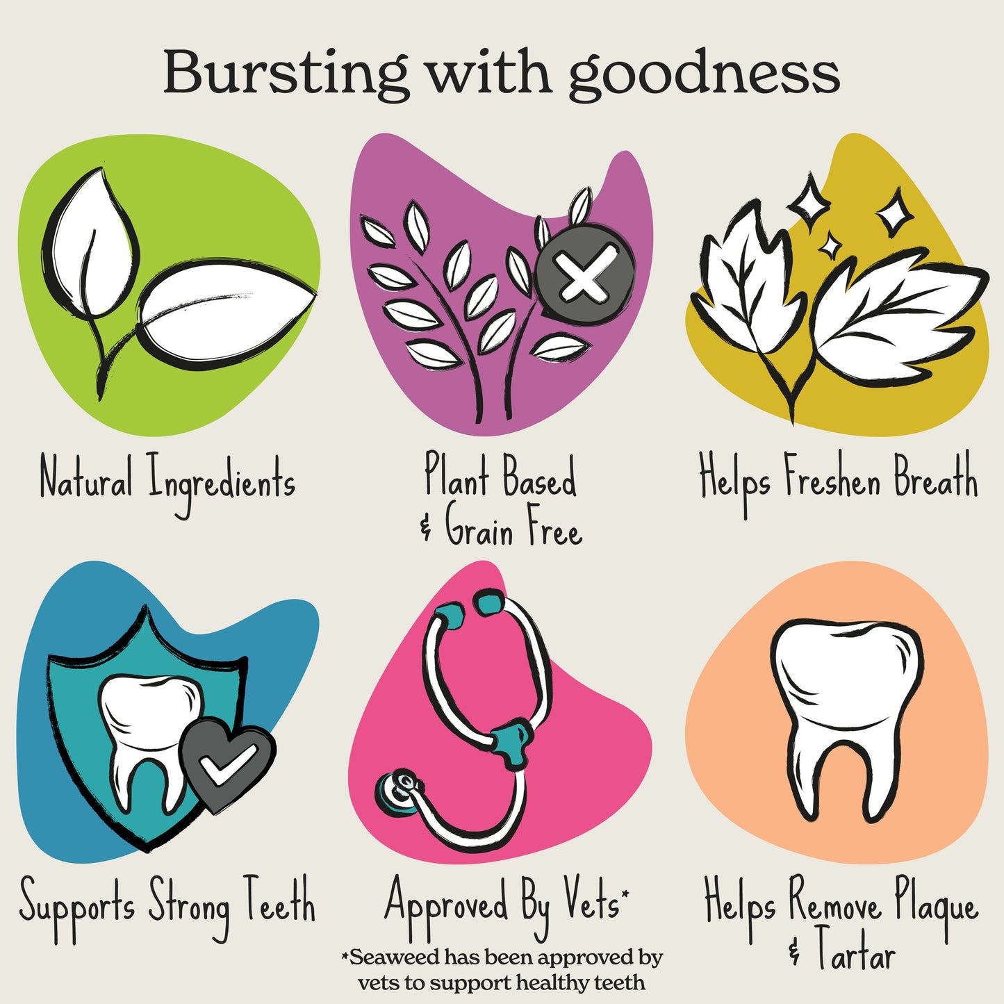 Forthglade Natural Grain-free Adult Dental Sticks Dog Treats