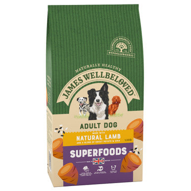 James Wellbeloved Superfoods Adult Lamb with Sweet Potato & Chia