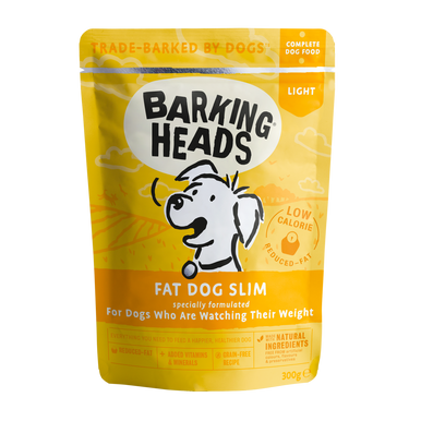 Barking Heads Fat Dog Slim Adult Wet Dog Food in Pouches - Chicken