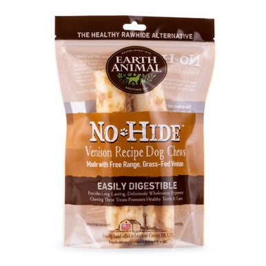 Earth Animal No-Hide Wholesome Chew Medium Dog Treats - Venison