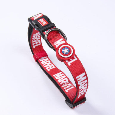 For Fan Pets Marvel Premium Dog Collar - Red