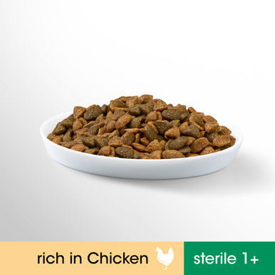 Perfect Fit Sterile 1+ Adult Dry Cat Food - Chicken