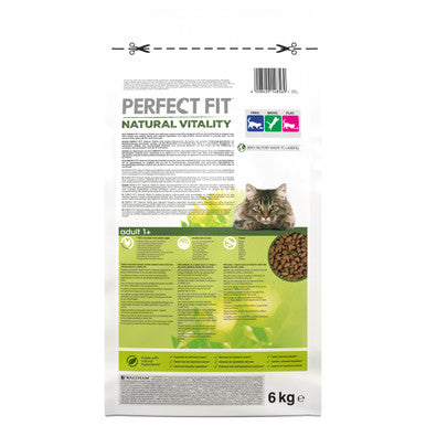 Perfect Fit Natural Vitality Adult 1+ Dry Cat Food - Beef & Chicken