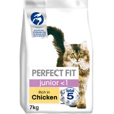 Perfect Fit Junior <1 Dry Cat Food - Chicken