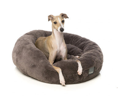 FuzzYard Dreameazzzy Cuddler Dog Bed - Truffle Grey