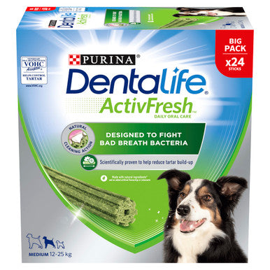 Dentalife ActivFresh Dental Chew Medium Dog Treats