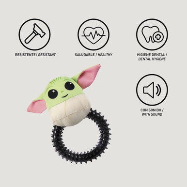 For Fan Pets The Mandalorian Grogu Teethers Adult Dog Toy - Green