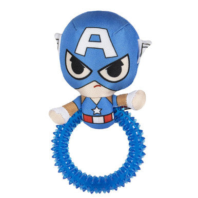 For Fan Pets Avengers Captain America Teethers Adult Dog Toy - Blue