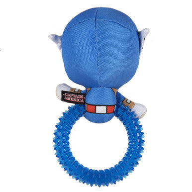 For Fan Pets Avengers Captain America Teethers Adult Dog Toy - Blue